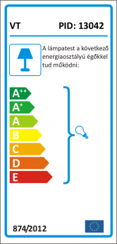 AR111 spot lámpatest (tripla), billenthető, fehér