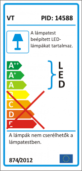 LED modul 1.5W (2835x3/150°/IP67) - Kék