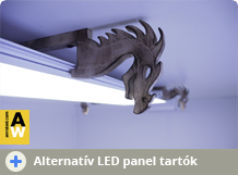 Egyedi LED panel mennyezeti tartó készítése házilag