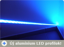 Új típusú alu LED profilok érkeztek!