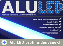 Alumínium LED profil újdonságok!