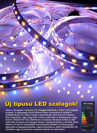 Új típusú LED szalagok érkeztek!