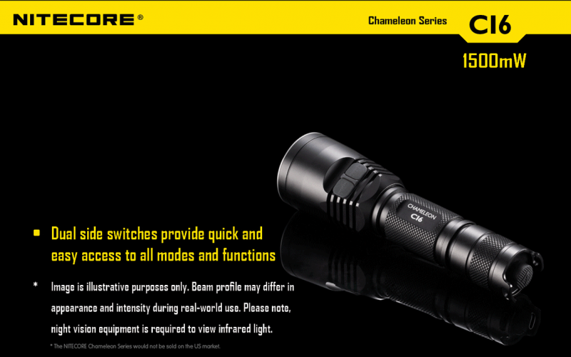 nitecore-ci6-chameleon-elemlampa-fekete