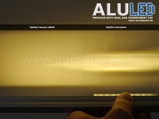 10°-os sugárzási szöggel rendelkező optikai lencsés alu LED profil 10°-os sugárzási szöggel rendelkező optikai lencsés alu LED profil