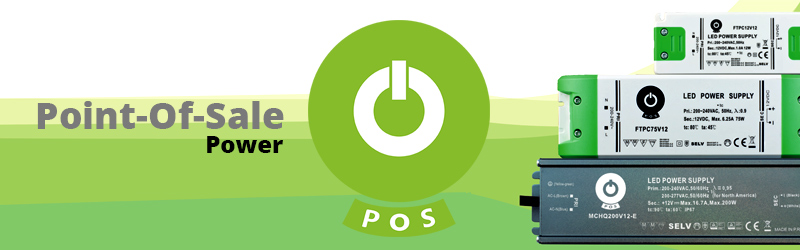 POS Power professzionális 12 voltos LED tápegységek POS Power professzionális 12 voltos LED tápegységek