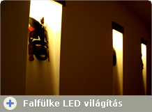 Falifülkés LED világítási ötletek