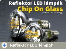 Reflektor LED lámpák - filament leddel