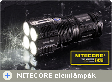 Nitecore professzionális elemlámpák