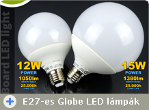 G95 és G120 Globe LED lámpák