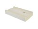 Termékminta: DecoWood Fehér-120 Modern poliuretán deszka panel, festhető (ET 506) 20 cm