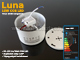LED lámpatest Luna falon kívüli (10W) - hideg fényű