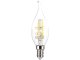 E14 LED izzó Retro filament (4W/300°) Gyertya láng - meleg fehér Kifutó