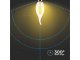 LED lámpa E14 Filament (4W/300°) Láng csavart - természetes fehér