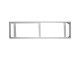 LED panel kiemelő, falonkívüli beépítőkeret (120x30x6cm) rugós front, összeszerelt