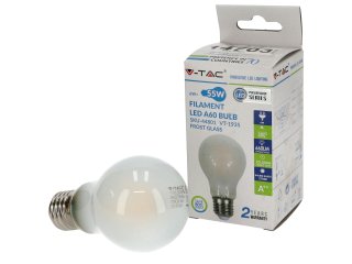 E27 LED izzó Loft filament (6W/300°) Körte - meleg fehér