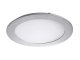 Rounda LED panel IP44 ezüst (169 mm) 12W - természetes fehér