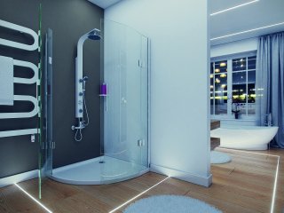 TERRA LED profil véglezáró elem (műanyag, zárt) szürke