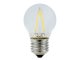 LED lámpa E27 Filament (2W/300°) Kisgömb - hideg fehér