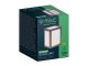Cube oldalfali dekor lámpatest - fekete (12W) meleg fehér