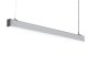 Dimmelhető irodai LED lámpatest (40W) szürke ház - Természetes fehér