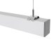 Dimmelhető irodai LED lámpatest (40W) szürke ház - Természetes fehér