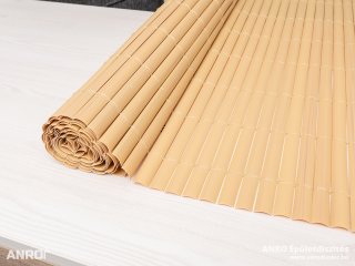 Belátáskorlátozó 85%, műanyag nád félovál PLASTICANE (2 x 3 m) natúr