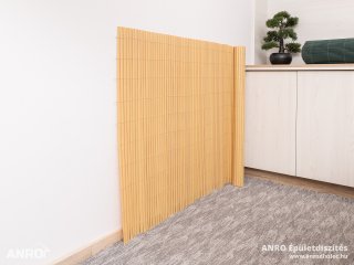 Belátáskorlátozó 85%, műanyag nád félovál PLASTICANE (1x3 m) natúr