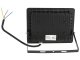 Slim LED reflektor (50W/4500lm) hideg fehér, fekete