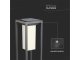 Solar Cube napelemes állólámpa 2W LED, 3000K (50 cm magas)