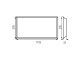LED panel (1200 x 300mm) 38W - természetes fehér (BLINGO)+ kiemelő keret
