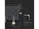 Party LED reflektor zöld fényű (10W/850lm) színes világításhoz, kertbe, kültérre