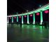 Party LED reflektor zöld fényű (10W/850lm) színes világításhoz, kertbe, kültérre