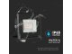 Party LED reflektor piros fényű (10W/850lm) színes világításhoz, kertbe, kültérre