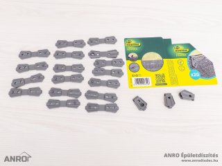 Rögzítő szőtt árnyékoló hálóhoz - FIXATEX kapocs (20 db) szürke