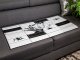 Flexpanel PVC falburkoló lap - Metró csempe fehér, fekete fugával, Női portré