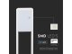 Modern kerti LED állólámpa, fehér (10W/900lm) 80 cm, természetes fehér, Samsung chip