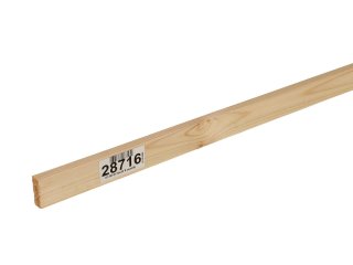 Gyalult fa négyszögléc - fa barkácsléc, skandináv fenyőből (10x30mm) II. osztály
