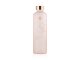 Mismatch Bloom homokfúvott üvegkulacs, 750 ml, rose gold