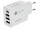 Hálózati adapter USB - USB-C, gyorstöltéssel  (5-12V/4-1.8A) - Fehér