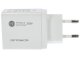 USB töltő, hálózati adapter USB - USB-C, gyorstöltéssel  (5-12V/4-1.8A) - Fehér