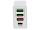 USB töltő, hálózati adapter USB - USB-C, gyorstöltéssel  (5-12V/4-1.8A) - Fehér