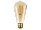 E27 LED izzó Vintage filament (4W/300°) ST64 - extra meleg fehér
