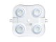 LED modul 2.0W (2835x4/170°/IP67) világító reklámtáblába - hideg fehér Kifutó!