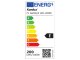 FL AGOR aszimmetrikus LED reflektor (200W/22000lm) fekete, természetes fehér