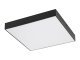 Fekete keretes LED panel mennyezeti lámpa, TARTU IP44 (24W/2500lm) vált. színhőm.