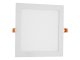 Süllyeszthető LED panel (220 mm - négyzet) 18W - hideg fehér, fehér Kifutó!