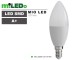 E14 LED lámpa (8W/210°) Gyertya - meleg fehér Mio LED