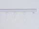 Basic - Alumínium függönysín szett (fehér) - 1 sor - 150 cm