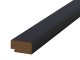 Fa hatású lamella, falburkolat - széles lamellával (275cm x 3cm x 1.5cm) - Záró elem, antracit