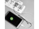 USB töltő, hálózati adapter USB - USB-C, gyorstöltéssel (5-12V/3-1.5A) - Fehér